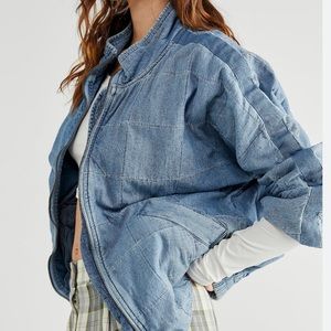 Free people denim dolman jacket